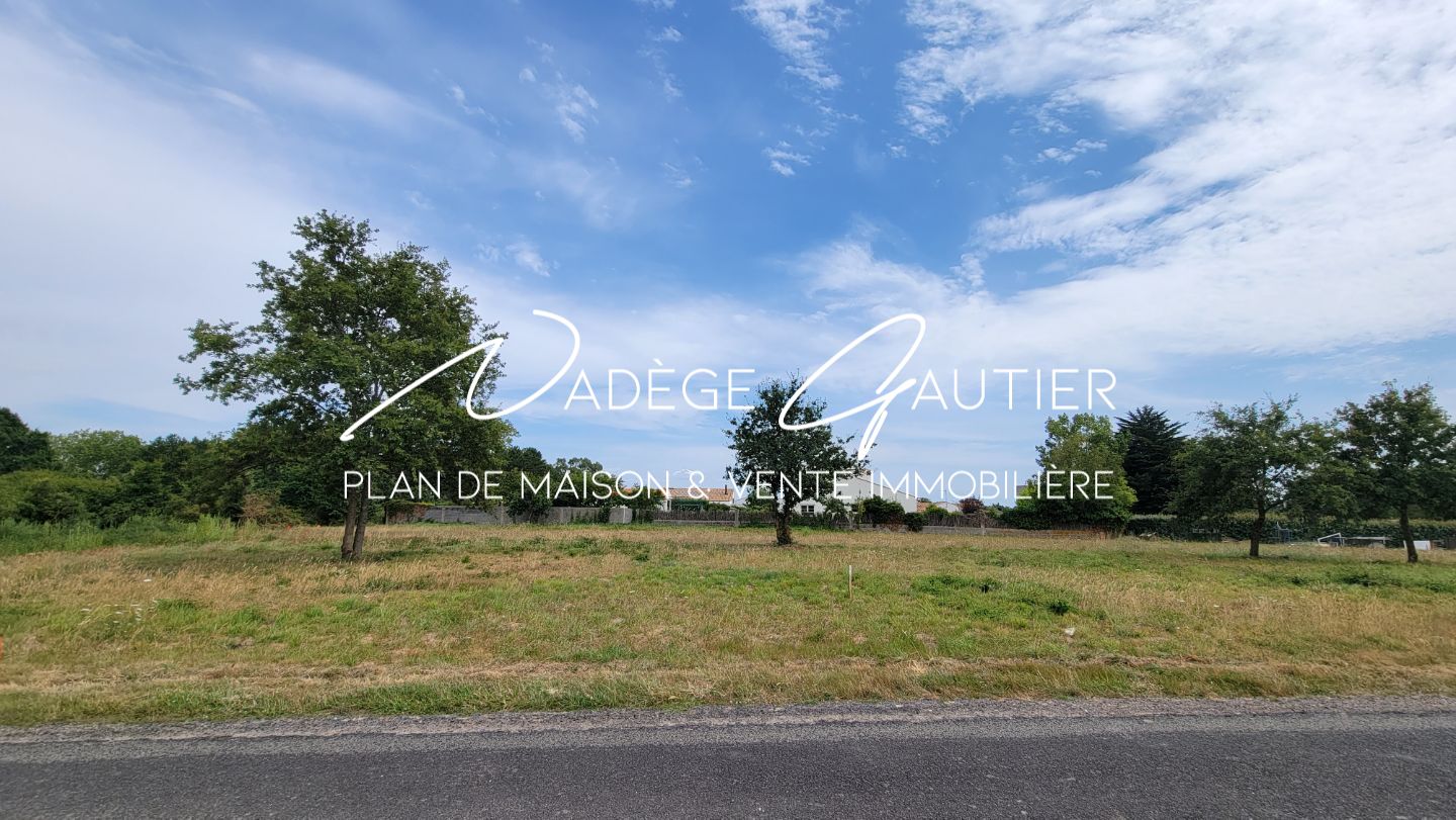 À vendre - Terrain constructible 1 279 m² - Soullans